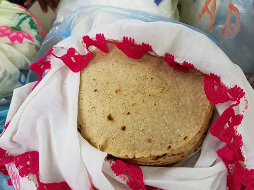 Tortillas de maíz y amaranto (México)